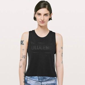 Lululemon Breeze By Muscle Crop Tank